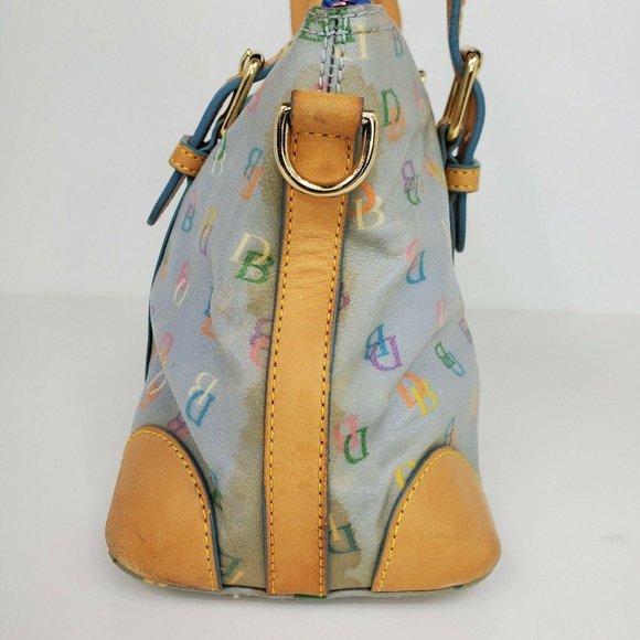 Dooney and Bourke Domed Satchel Periwinkle Bag - Picture 5 of 11